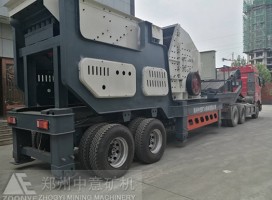 冰球突破矿机移动破碎站设备的用途