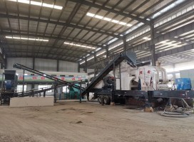 冰球突破建筑垃圾处理设备在深圳投产 吃垃圾吐资源