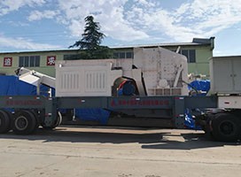 冰球突破矿机移动式建筑垃圾破碎机给力城市资源化处理